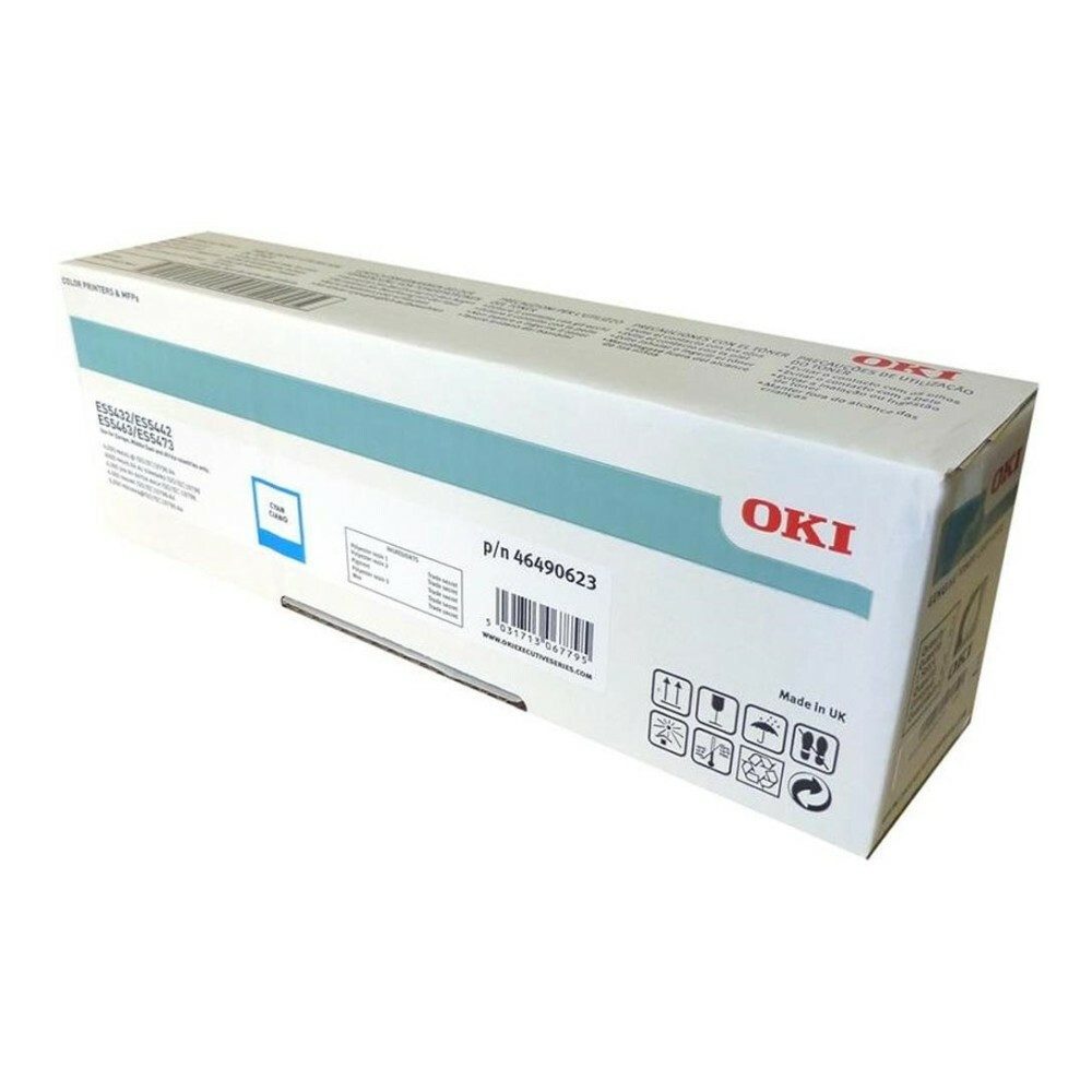 Generic Tonerpatrone OKI 46490623 Toner cyan, (1-St)