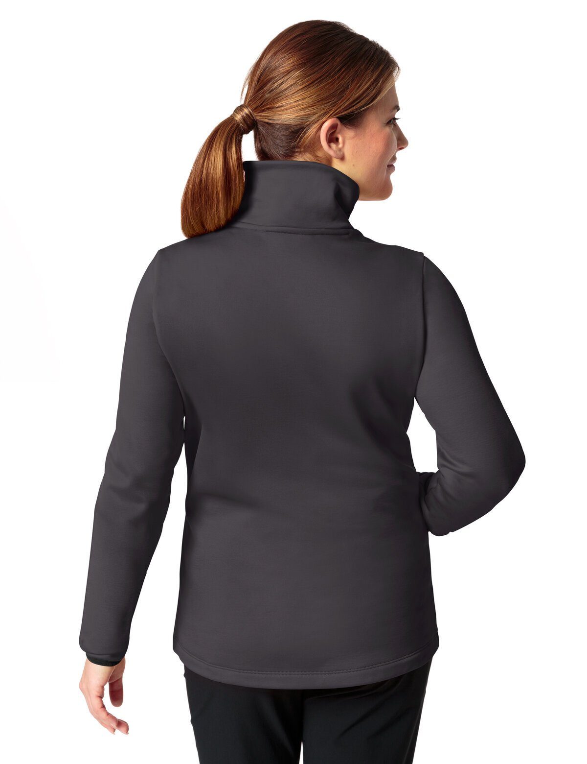 Klimaneutral VAUDE (1-St) phantom Women's Valsorda Outdoorjacke Fleece kompensiert black Jacket