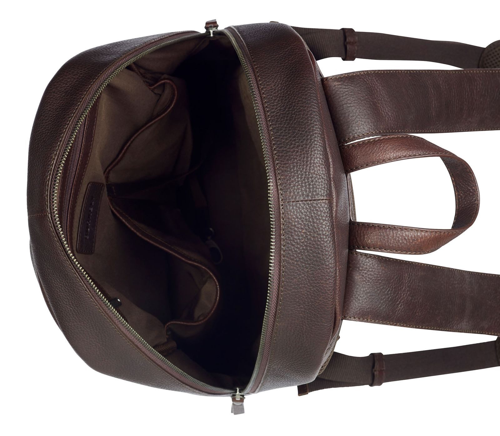 Burkely Rucksack Round Backpack 14", aus echtem Leder