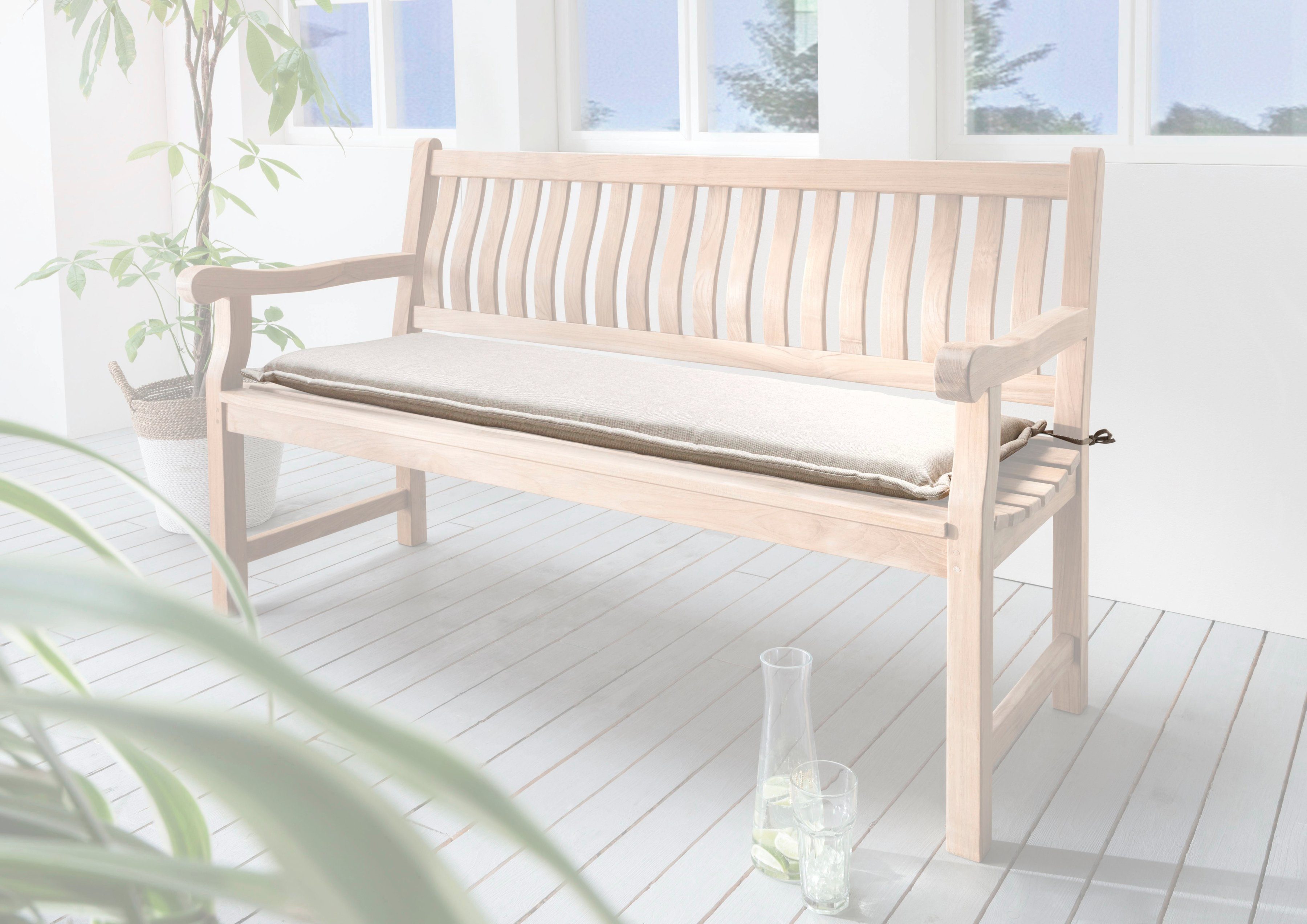 Destiny Bankauflage, Polster für Gartenbank 120x45x5cm, in versch. Farben günstig online kaufen