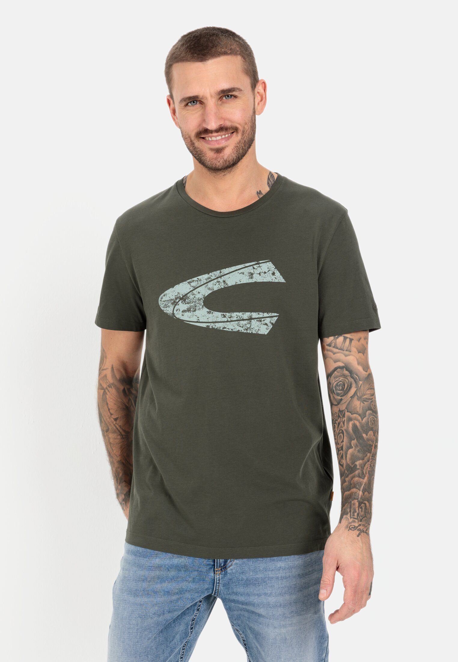 camel active Print-Shirt aus nachhaltigem Organic günstig online kaufen