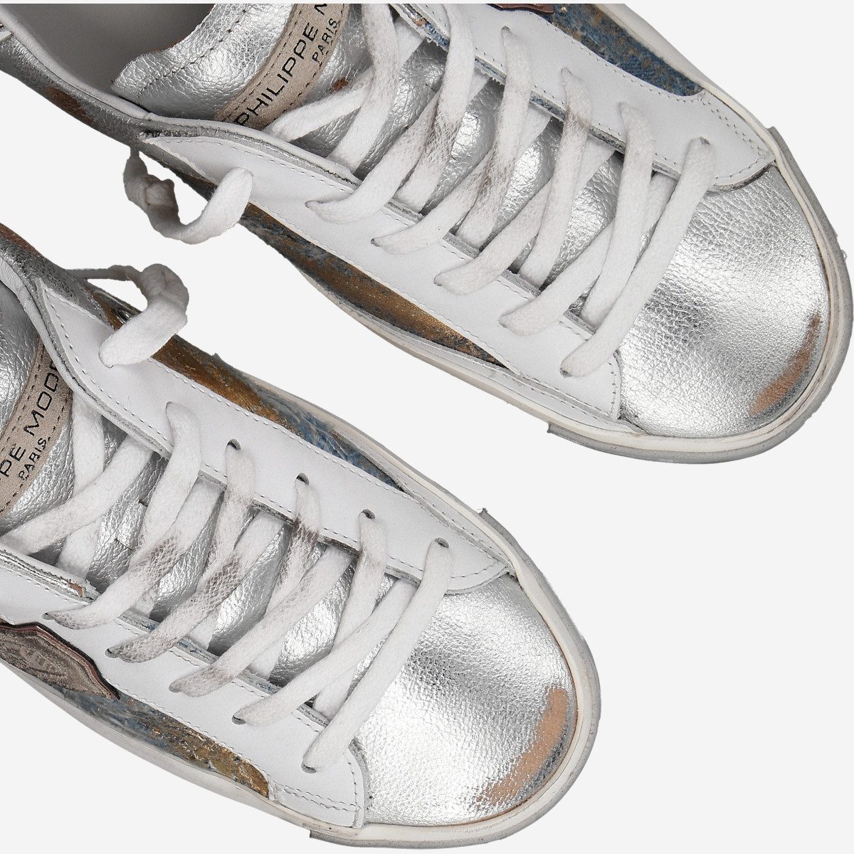 PHILIPPE MODEL Philippe Model PRSX LOW, Sneaker, Weiß,kombiniert, Damen Sneaker