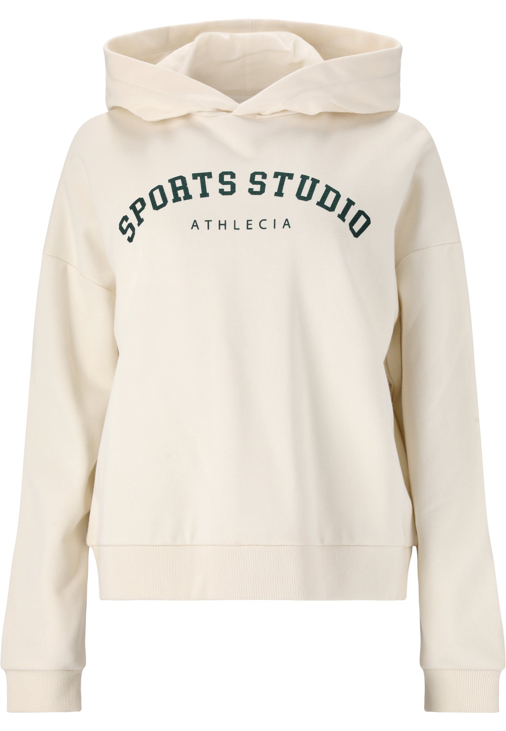 ATHLECIA Kapuzensweatshirt atmungsaktiver mit offwhite Studio Eigenschaft