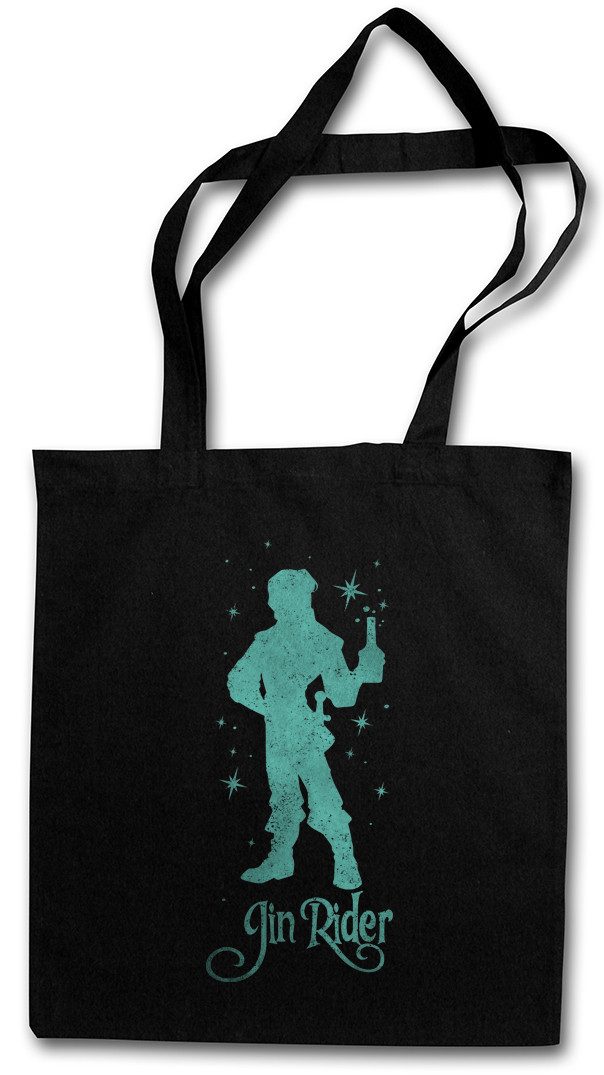 Beuteltasche Gin Rider Stofftasche Besoffen Karneval Fasching Kostüm Verkleidung