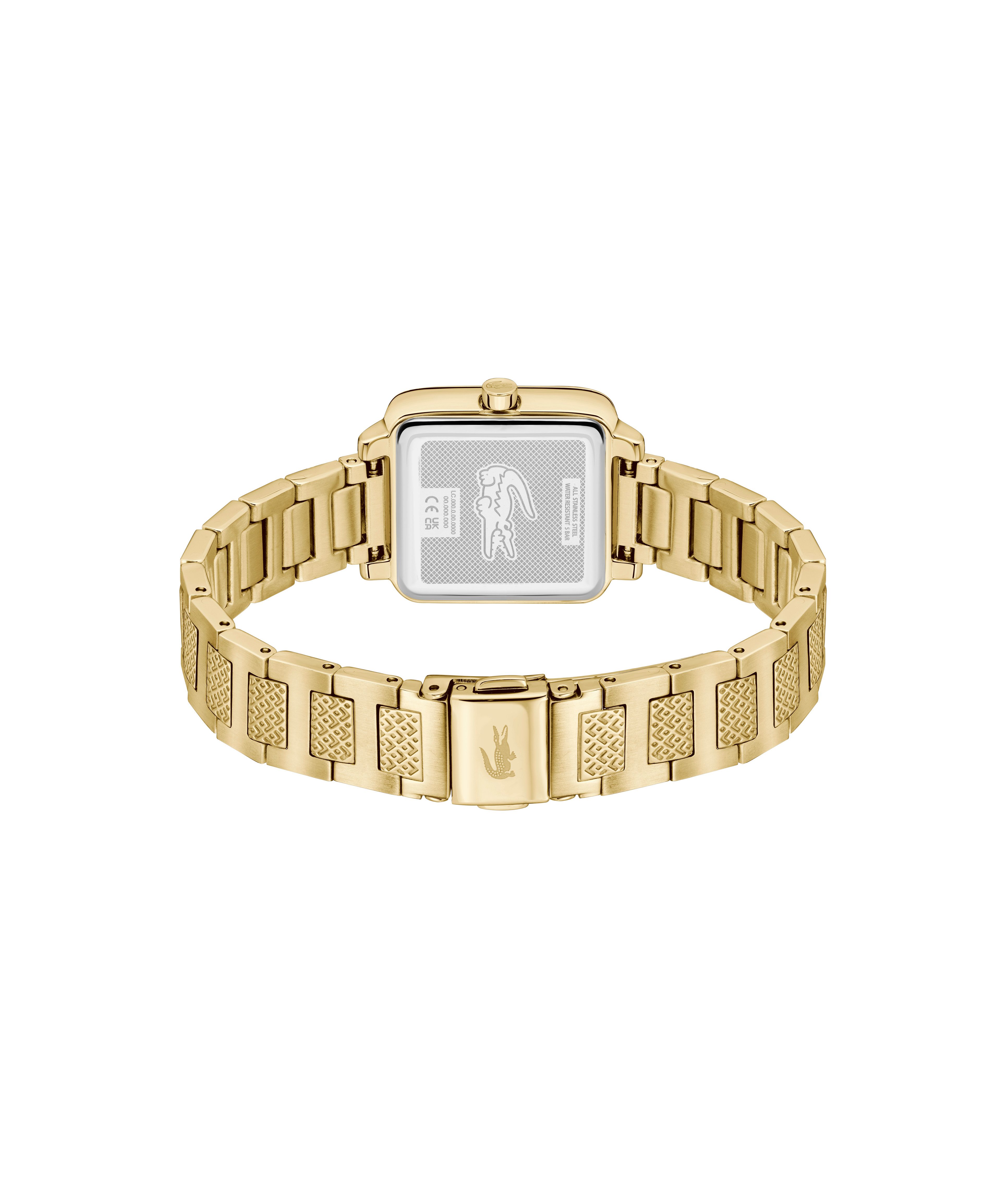 Lacoste Quarzuhr LACOSTE.12.12 LEAP 2001464, Armbanduhr, Damenuhr, Edelstahlarmband, analog