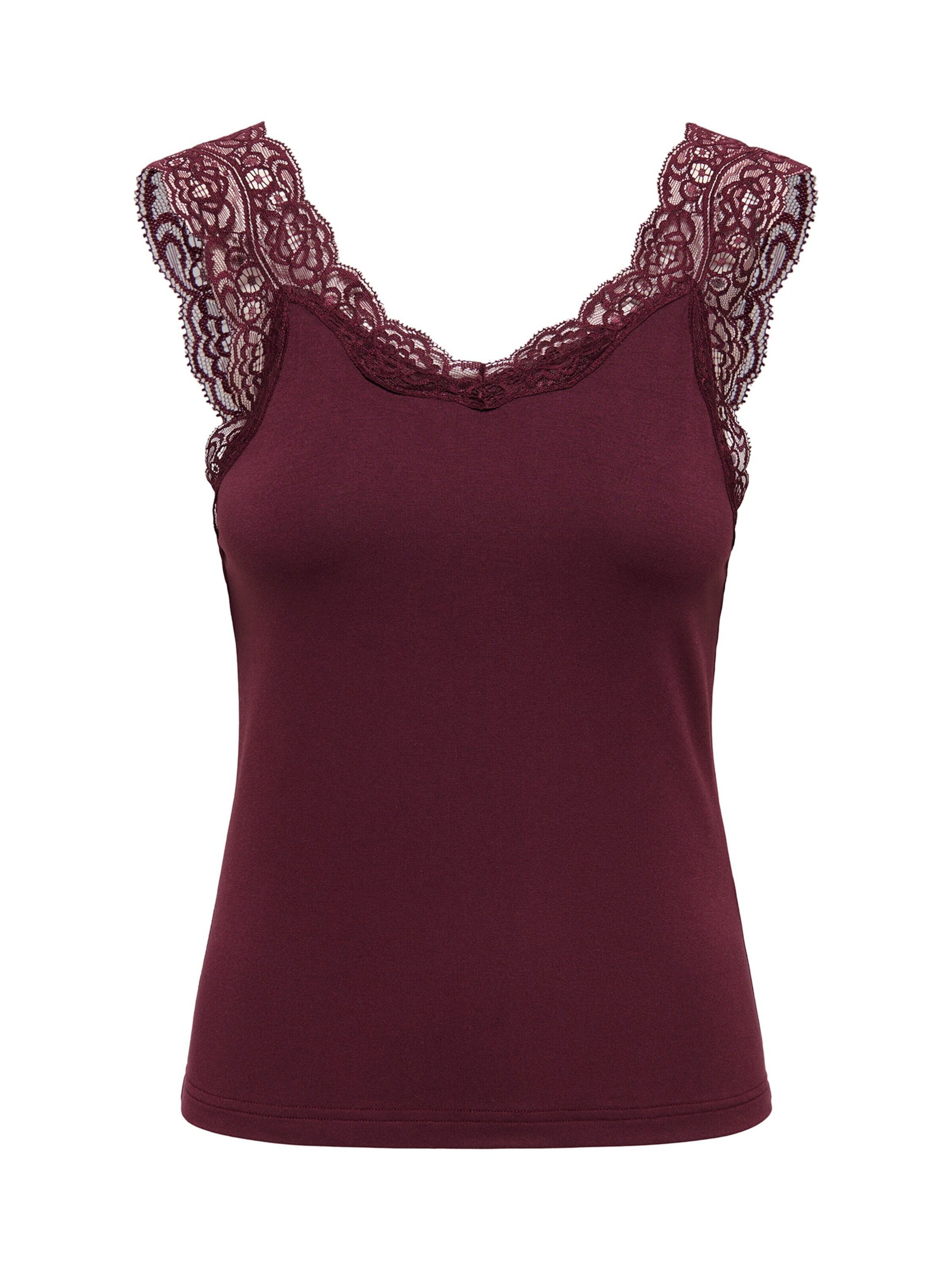 ONLY Shirttop ONLLUNI (1-tlg) Spitze