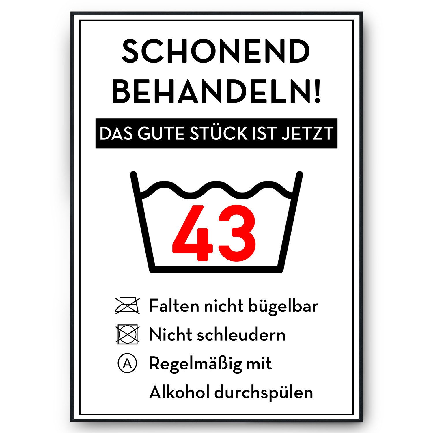 Tigerlino Poster Geburtstag Geschenk Urkunde Lustig günstig online kaufen
