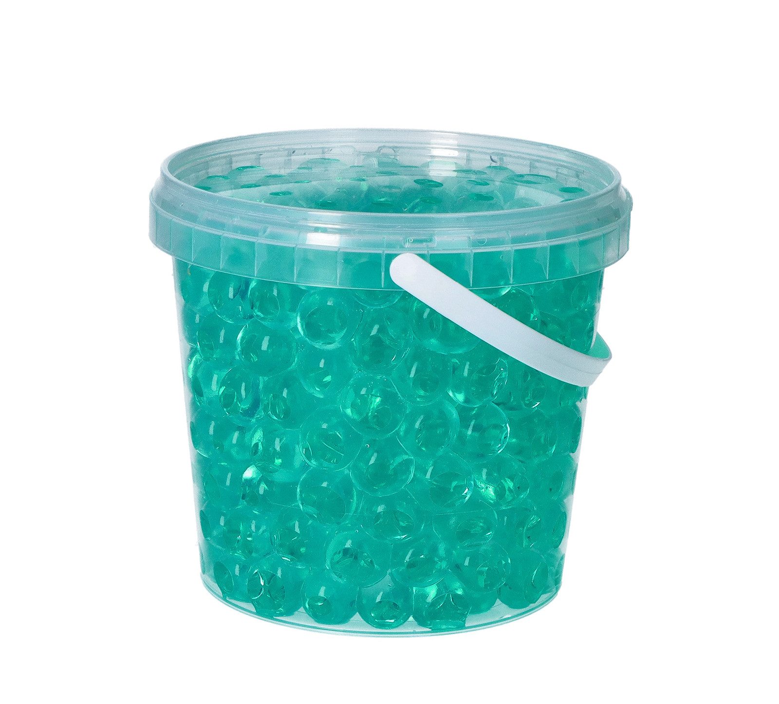 trendfinding Deko-Granulate 1 Liter Eimer Aqualinos Hydroperlen, Verschiedene Größen und Farben