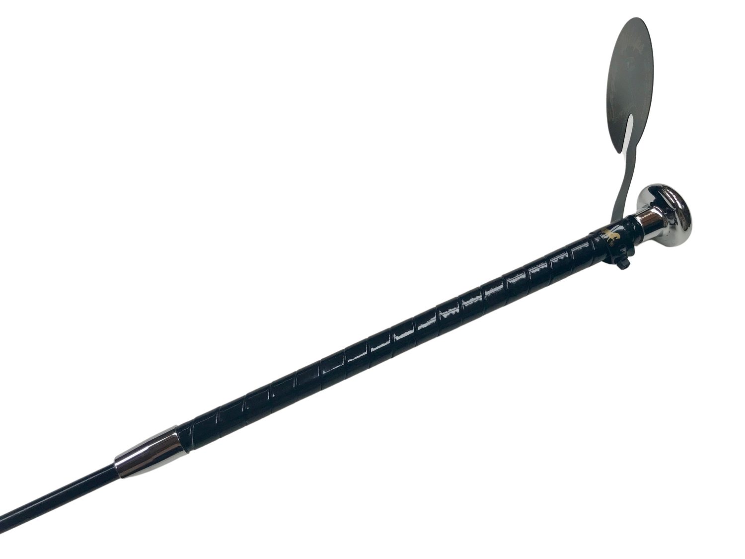 BURI Dressurgerte Equipage edle Reitgerte 120 cm Dressurpeitsche weiß schwarz oder braun