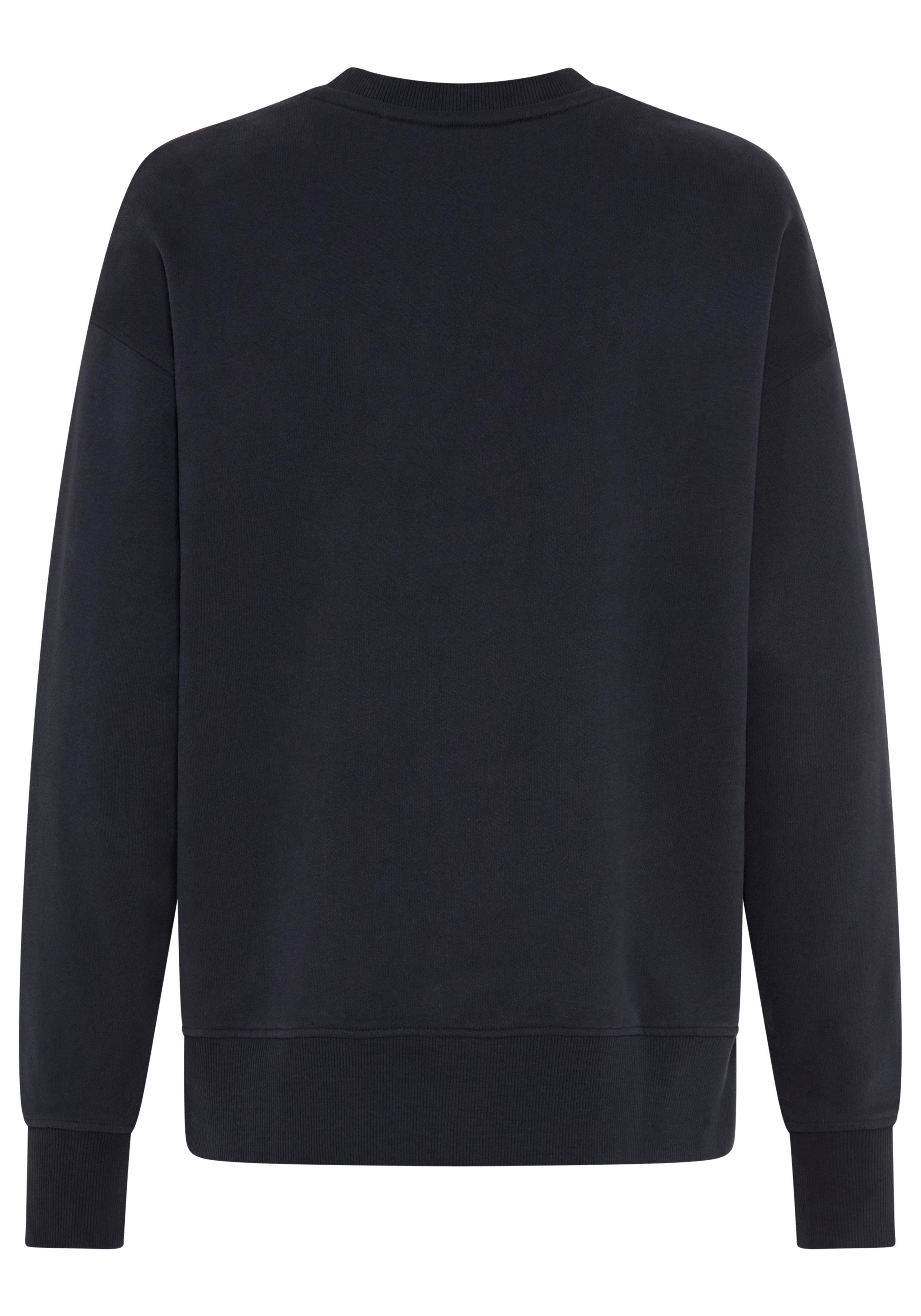 BOSS ORANGE Sweatshirt Eteia Premium Damenmode oversized, Rundhals, mit BOSS Logo