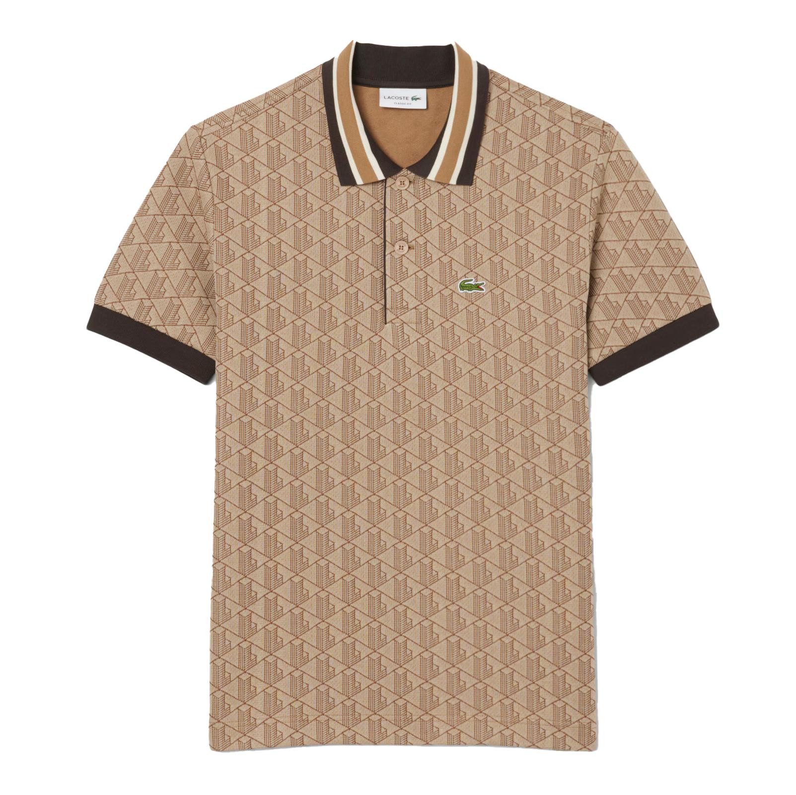Lacoste Poloshirt Lacoste Classic Fit Monogramm Polo günstig online kaufen