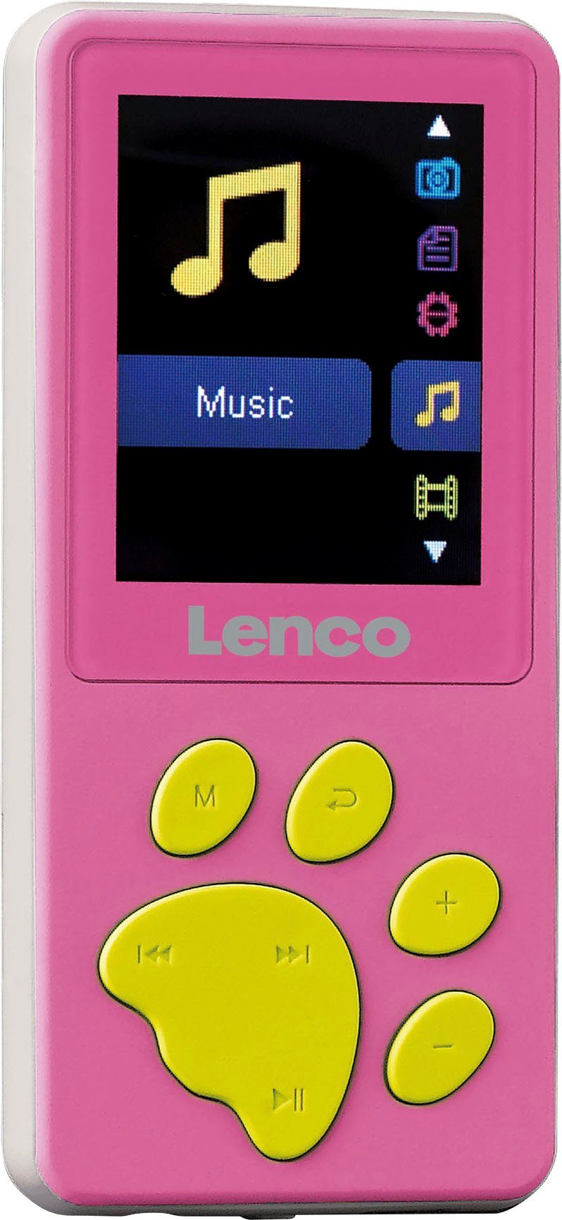 Xemio-560 Lenco MP4-Player Pink MP3-Player (128 GB)