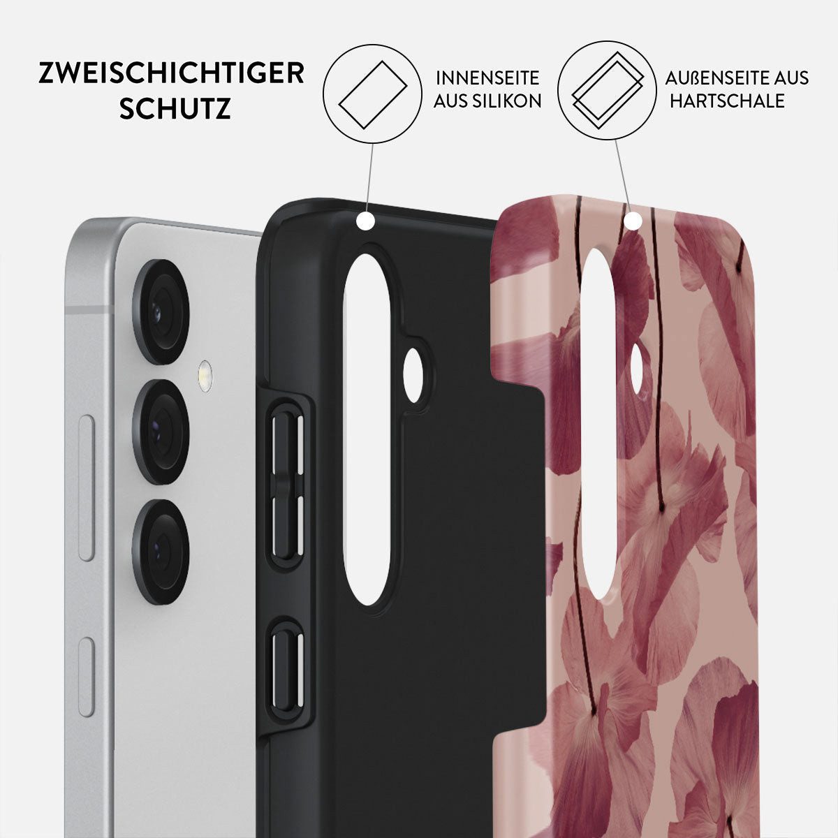 BURGA Backcover Burga Tough Back Cover Samsung Galaxy S25 - Tender Kiss – Bild 3 von 5
