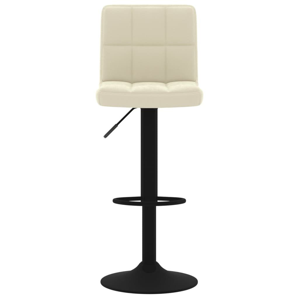 vidaXL Barhocker Barhocker Creme Samt (1 günstig online kaufen