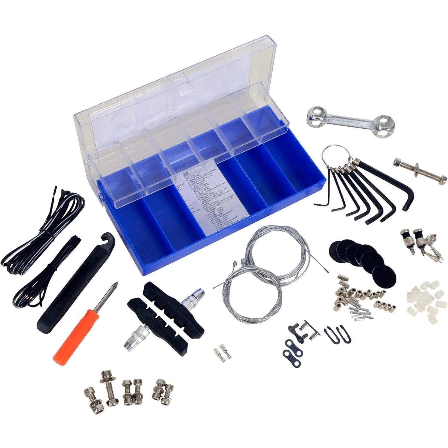 Fahrrad-Reparaturset Fahrrad Reparatur-Set 100-teilig Pannen-Set