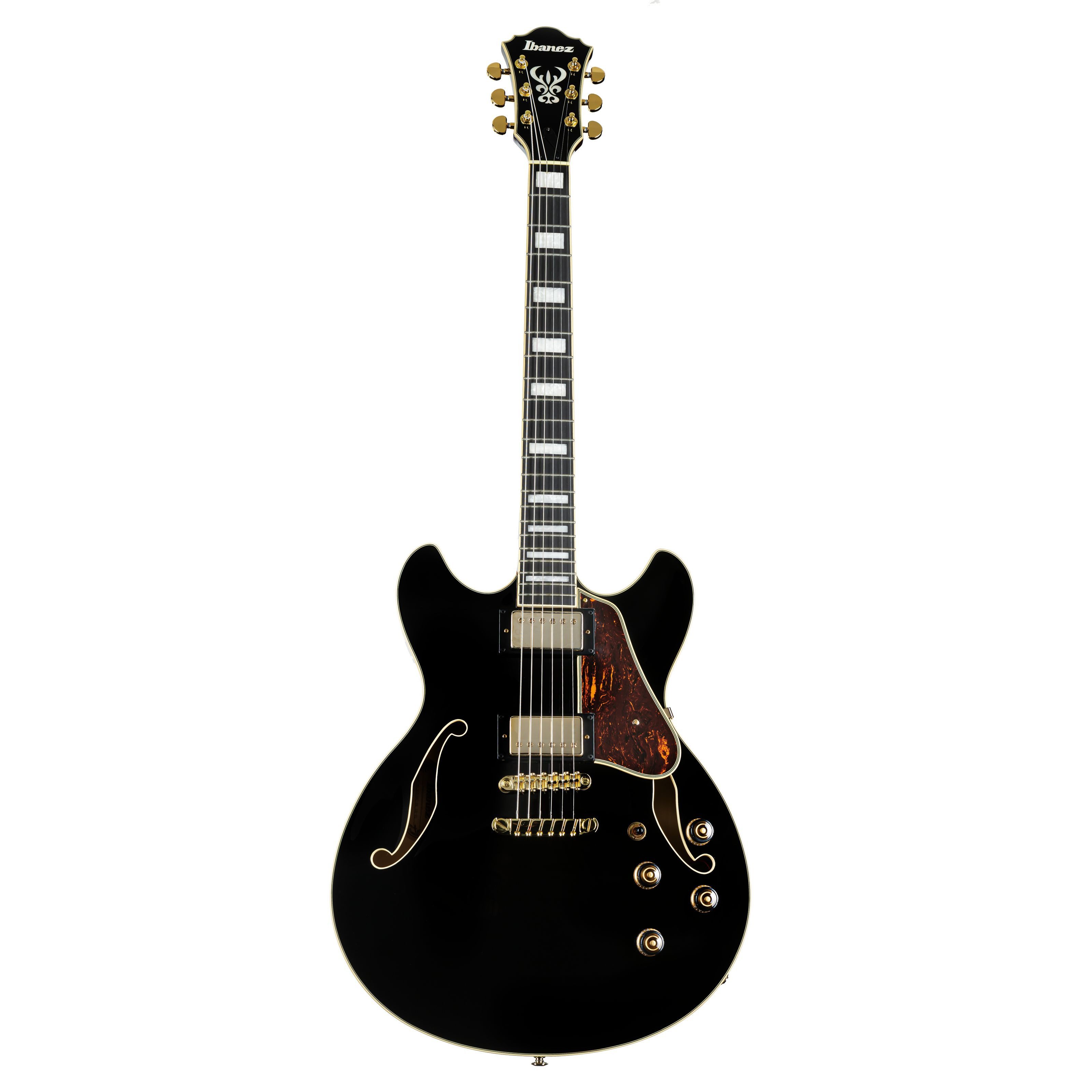 Ibanez Halbakustik-Gitarre, Halb-Akustik Gitarren, Semi Hollow-Modelle, Artcore Expressionist AS93BC-BK Black - Halbakustik Gitarre