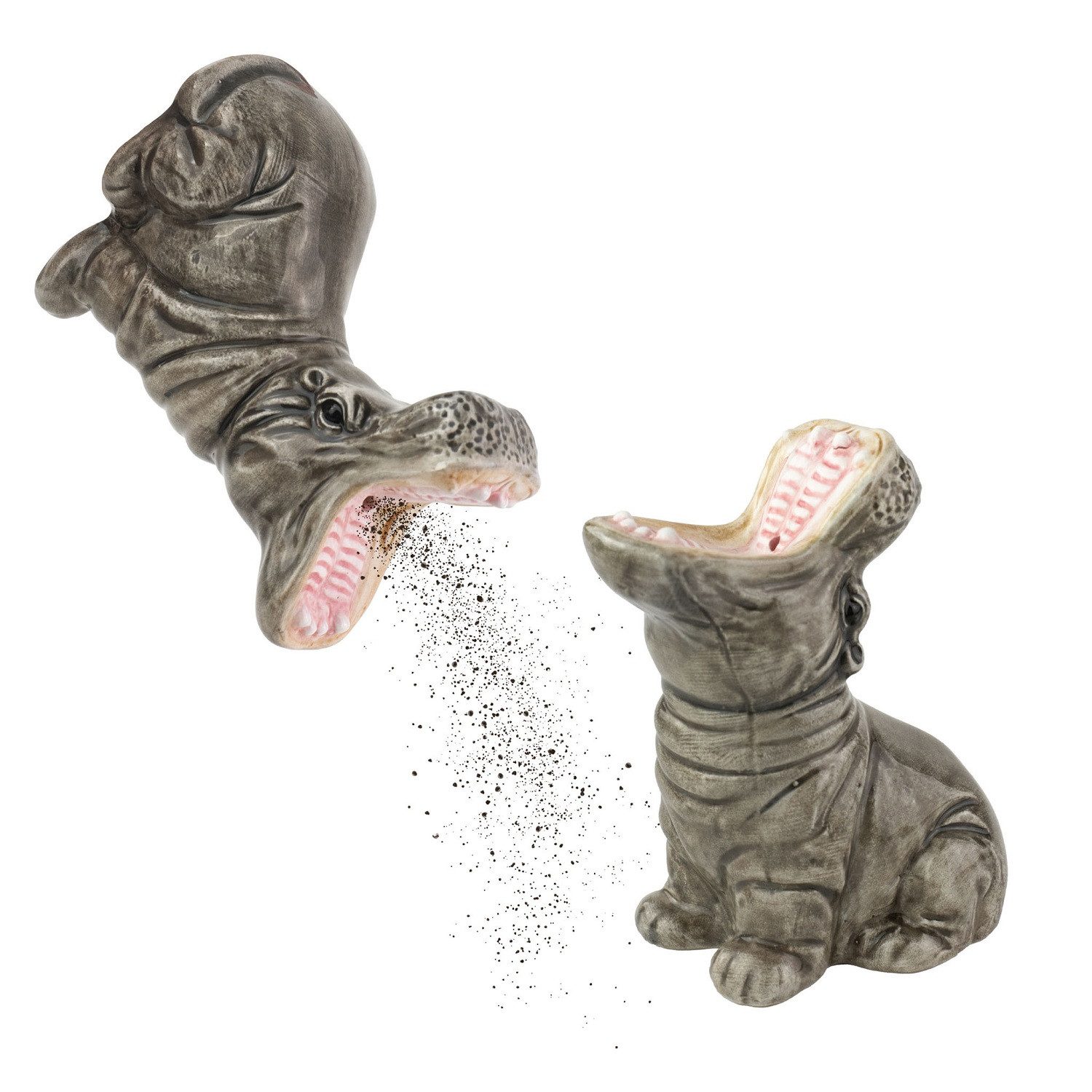 Donkey Products Salz- / Pfefferstreuer Hungry Hippos