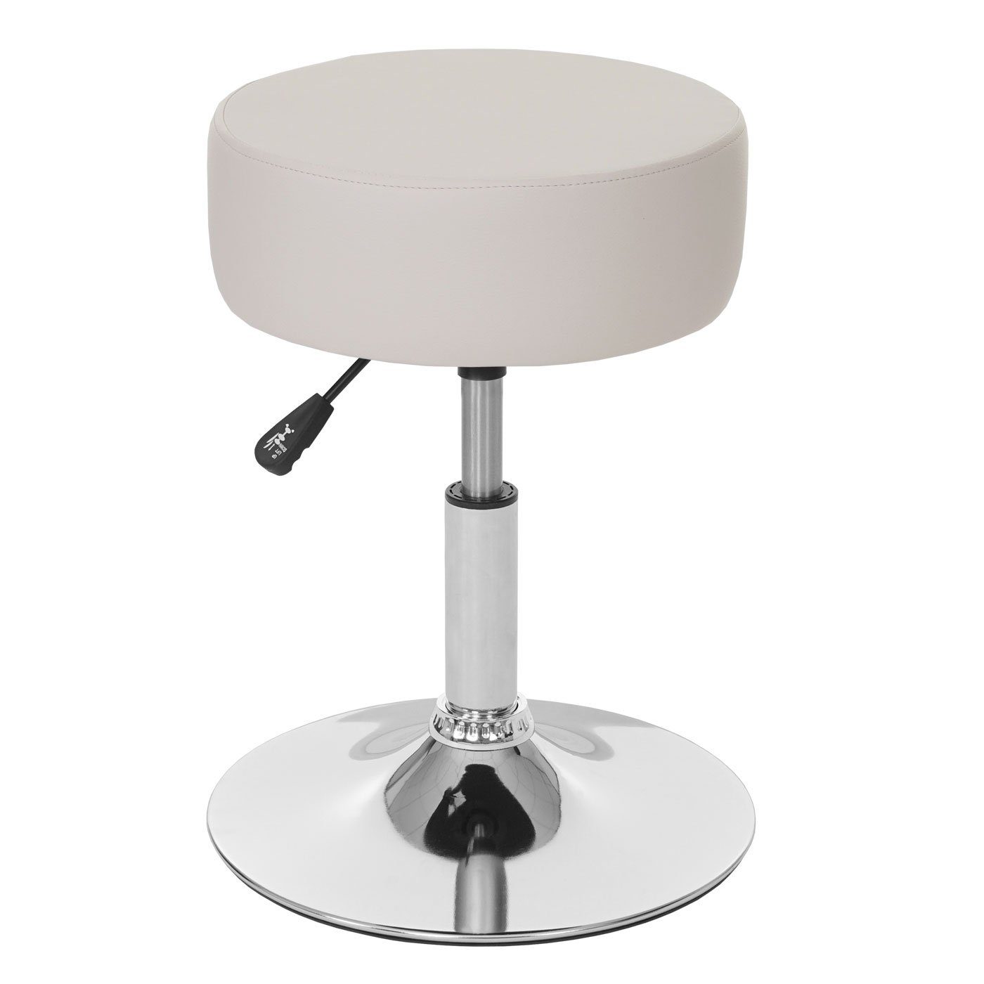 MCW Drehhocker MCW-C22, Stufenlos höhenverstellbar, Um 360° drehbar, Rutschsicher