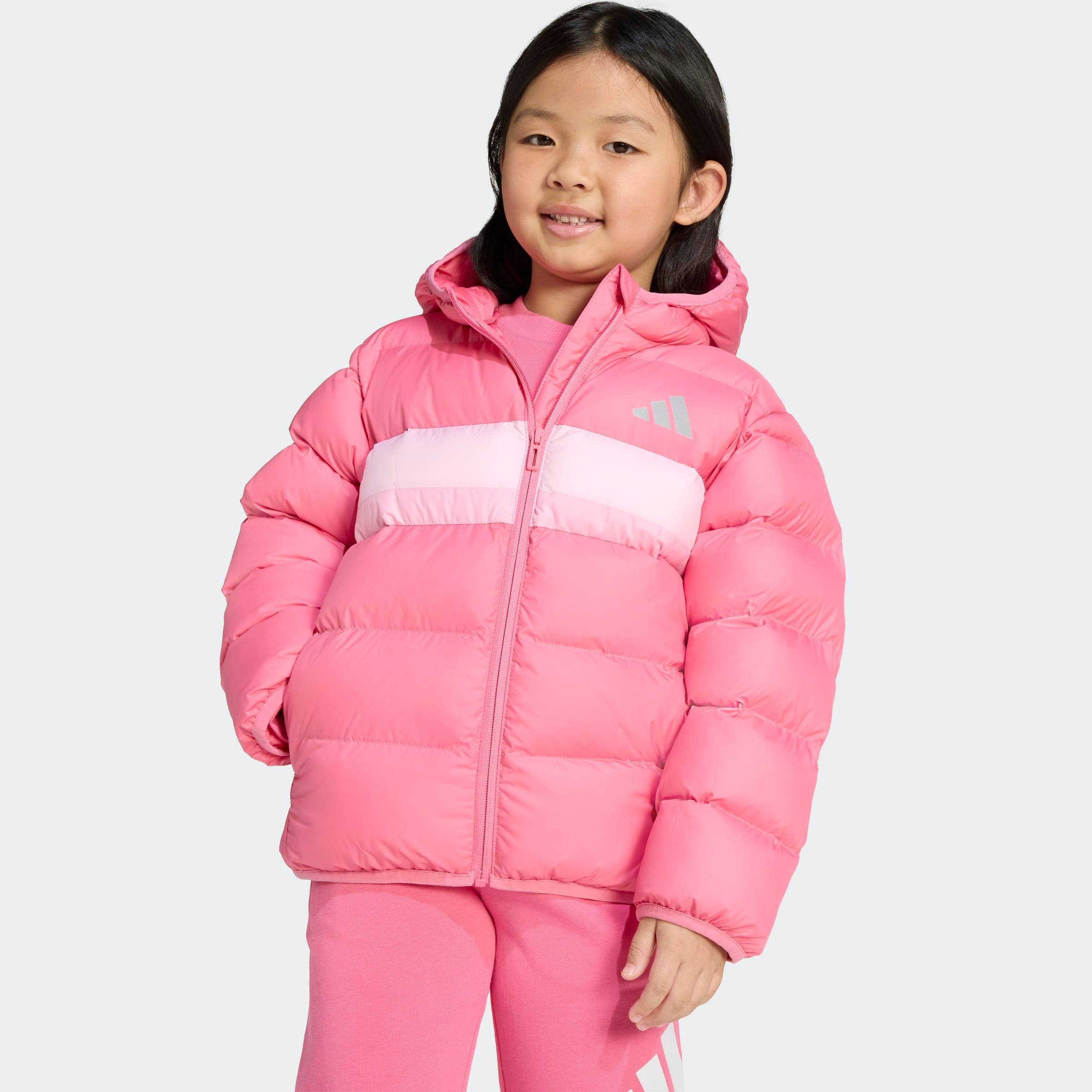 adidas Sportswear Steppjacke KUNSTDAUNEN KINDER für Kinder, mit Reißverschluss