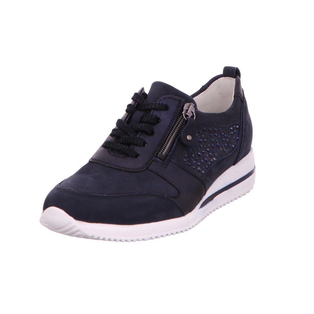 Freizeit Schnürer für Damen in blau Sneaker