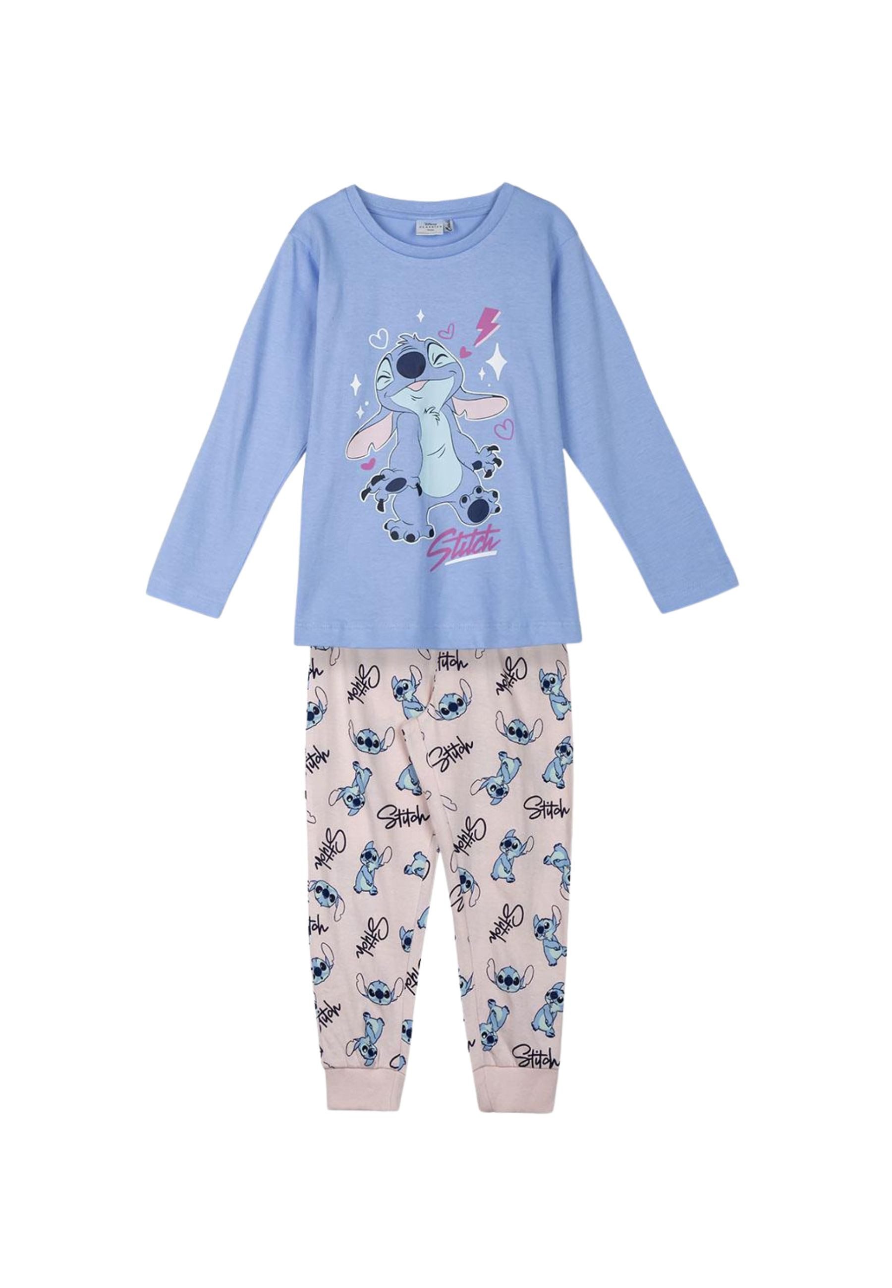 Disney Schlafanzug Zweiteiliges Kinder Pyjama-Set mit Stitch (Langarm) (Set)