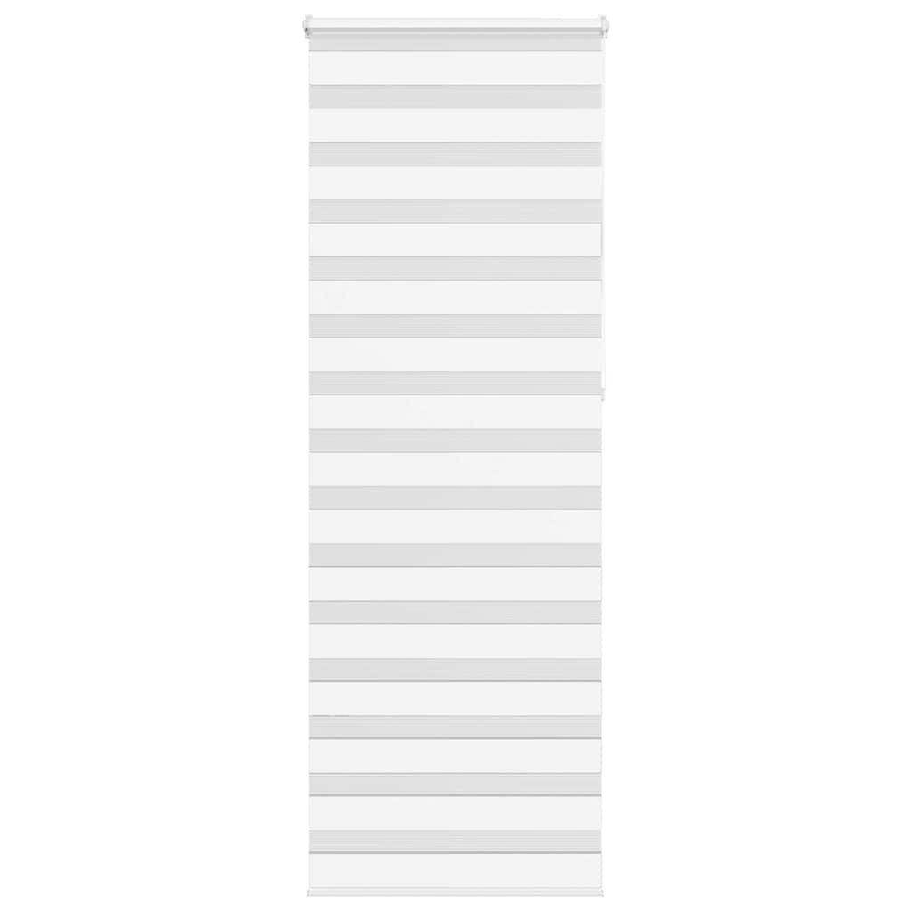 Rollo Doppelrollo Weiß 70x230 cm Stoffbreite 65,9 cm Polyester, vidaXL