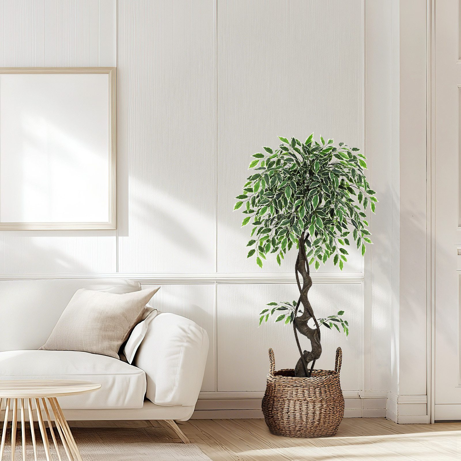 Kunstbaum Künstlicher Ficusbaum Künstliche Pflanzen Künstliche Zimmerpflanz günstig online kaufen