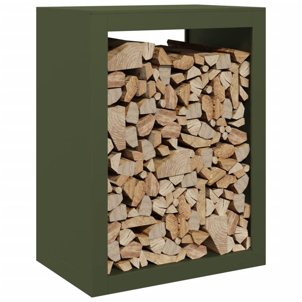 vidaXL Kaminholzregal Brennholzregal Grün 60x40x80 cm günstig online kaufen