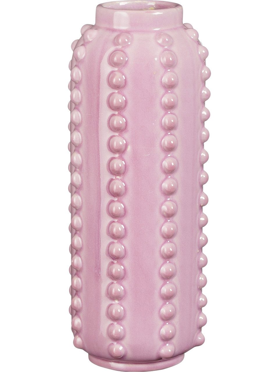 Dekovase Mica Vase Boaz lila Keramik 30 x 11 cm