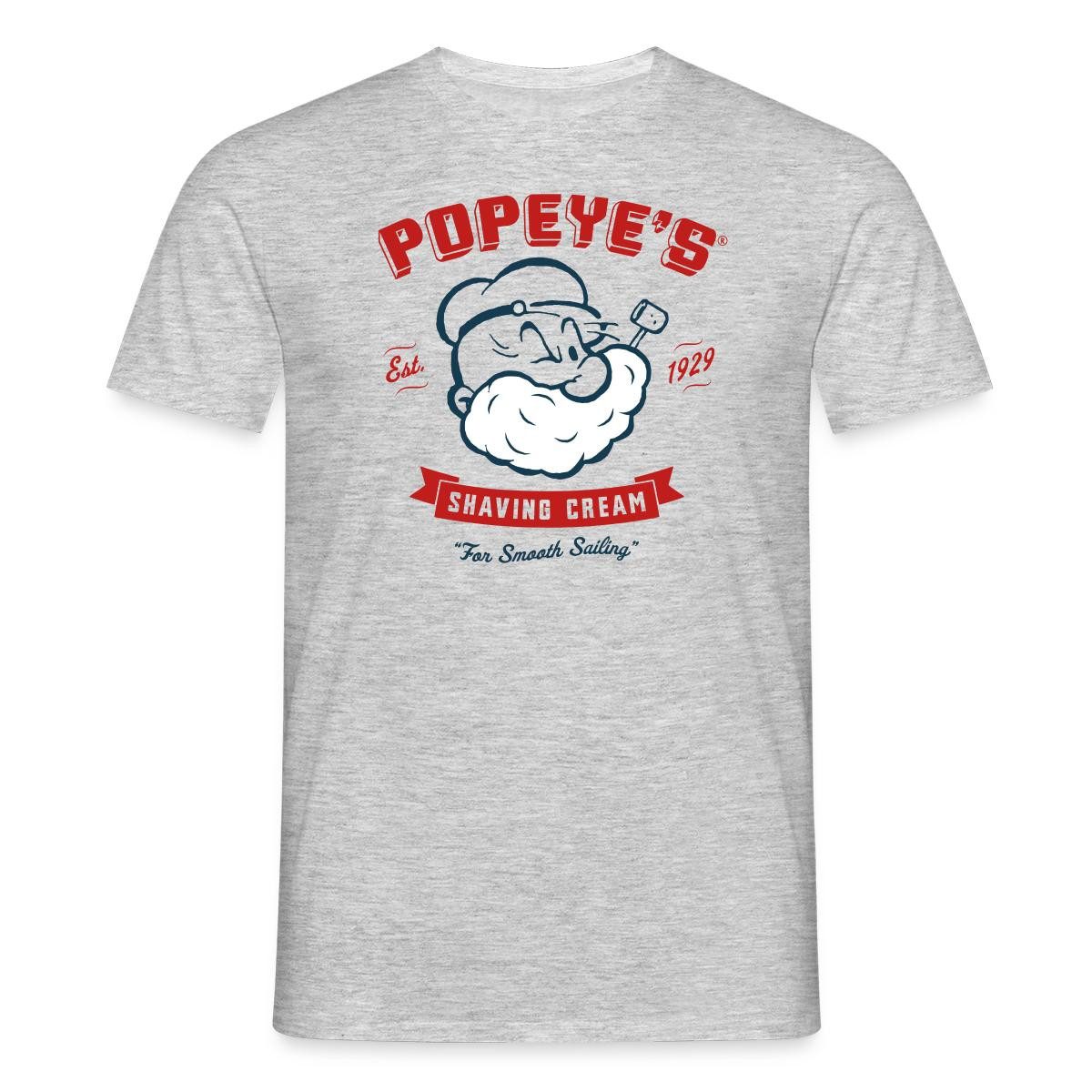 Spreadshirt T-Shirt Popeye's Shaving Cream For Smooth Sailing Männer T-Shirt (1-tlg)