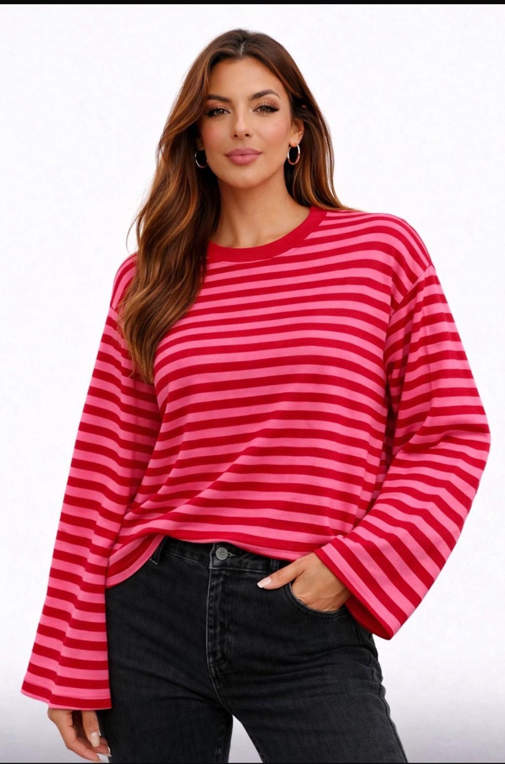 Worldclassca Longsleeve WORLDCLASSCA Longsleeve Streifen Langarm Shirt Swea günstig online kaufen