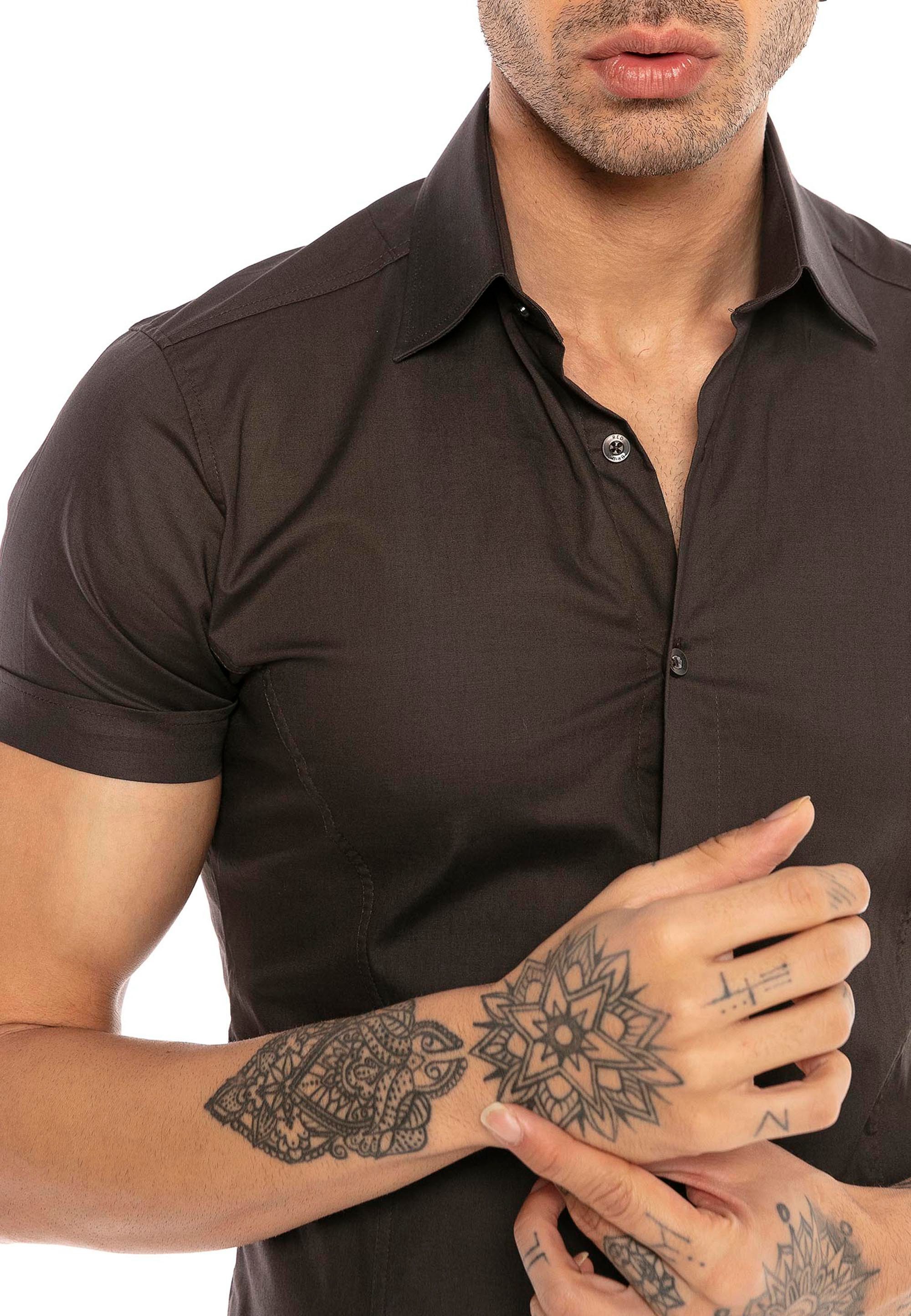 RedBridge Kurzarmhemd Slim Fit – Eleganter günstig online kaufen