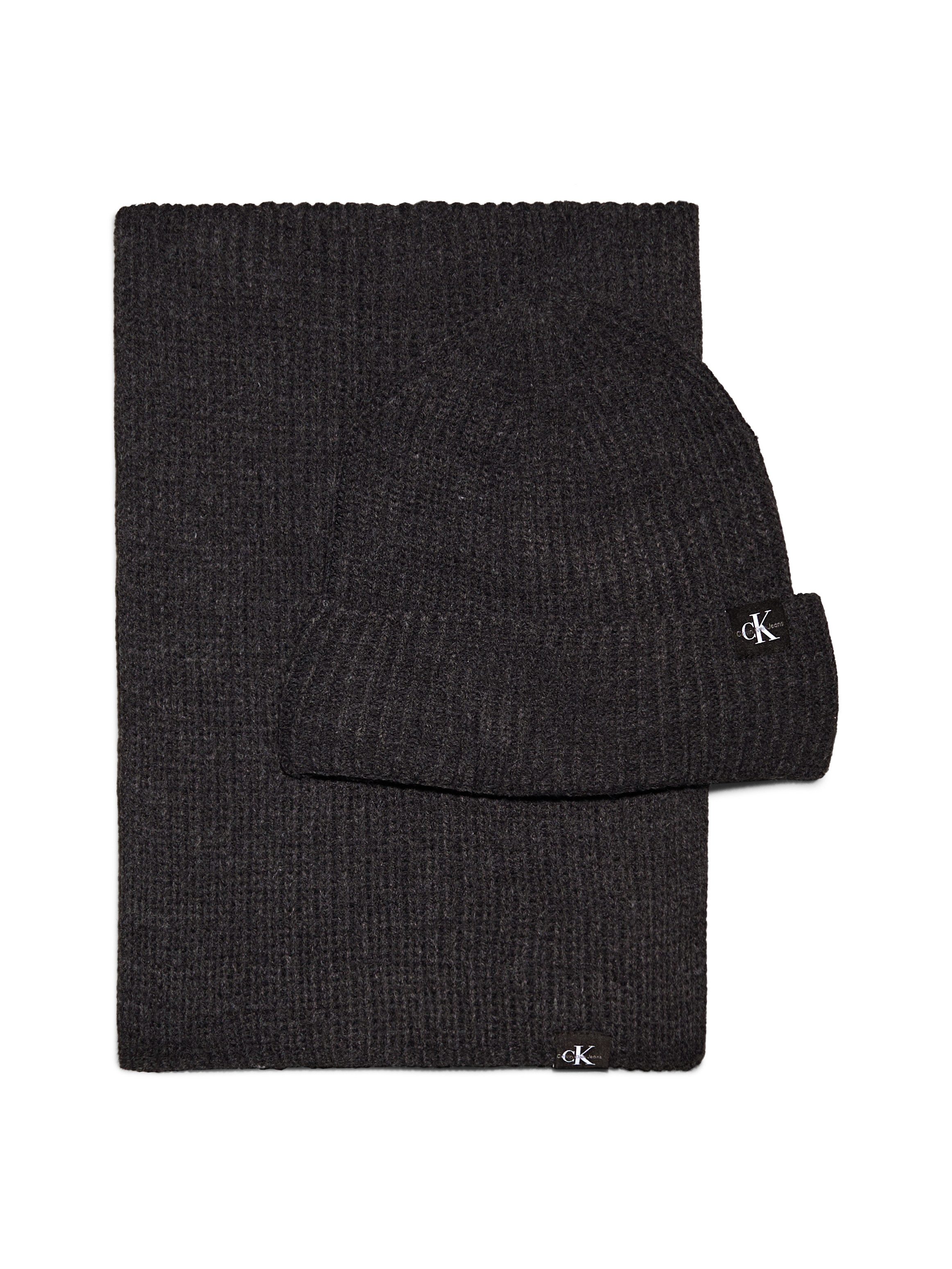 Calvin Klein Jeans Strickmütze Monogram Rib günstig online kaufen