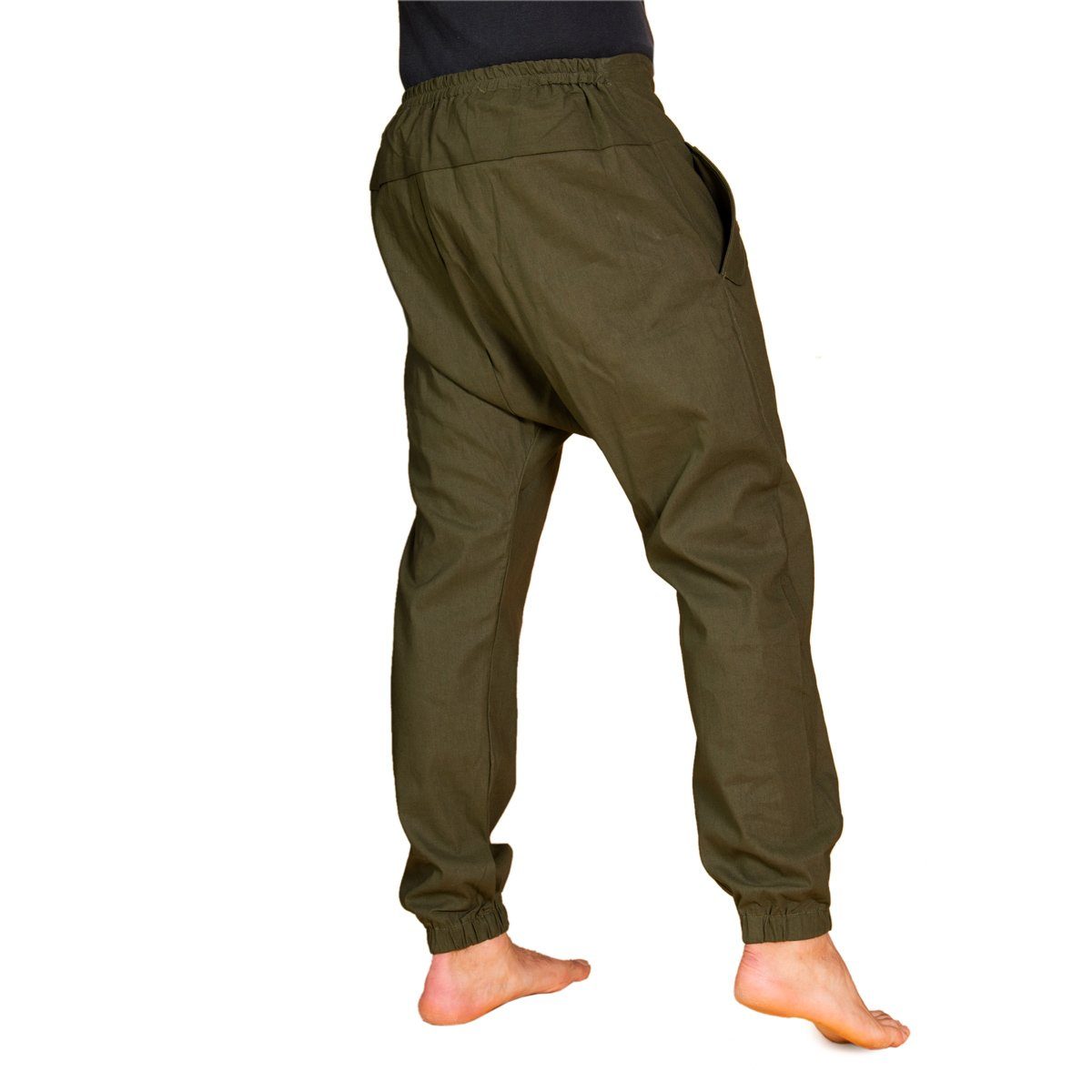 PANASIAM Haremshose Yogipants Typ3 Baggy Haremshose aus weicher Baumwolle bequeme Yogahose Unisex Freizeithose für Damen und Herren