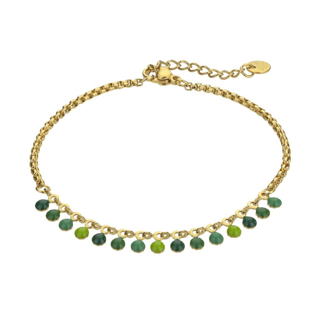 Armband Originální pozlacený náramek s pøívìsky EWB23016G