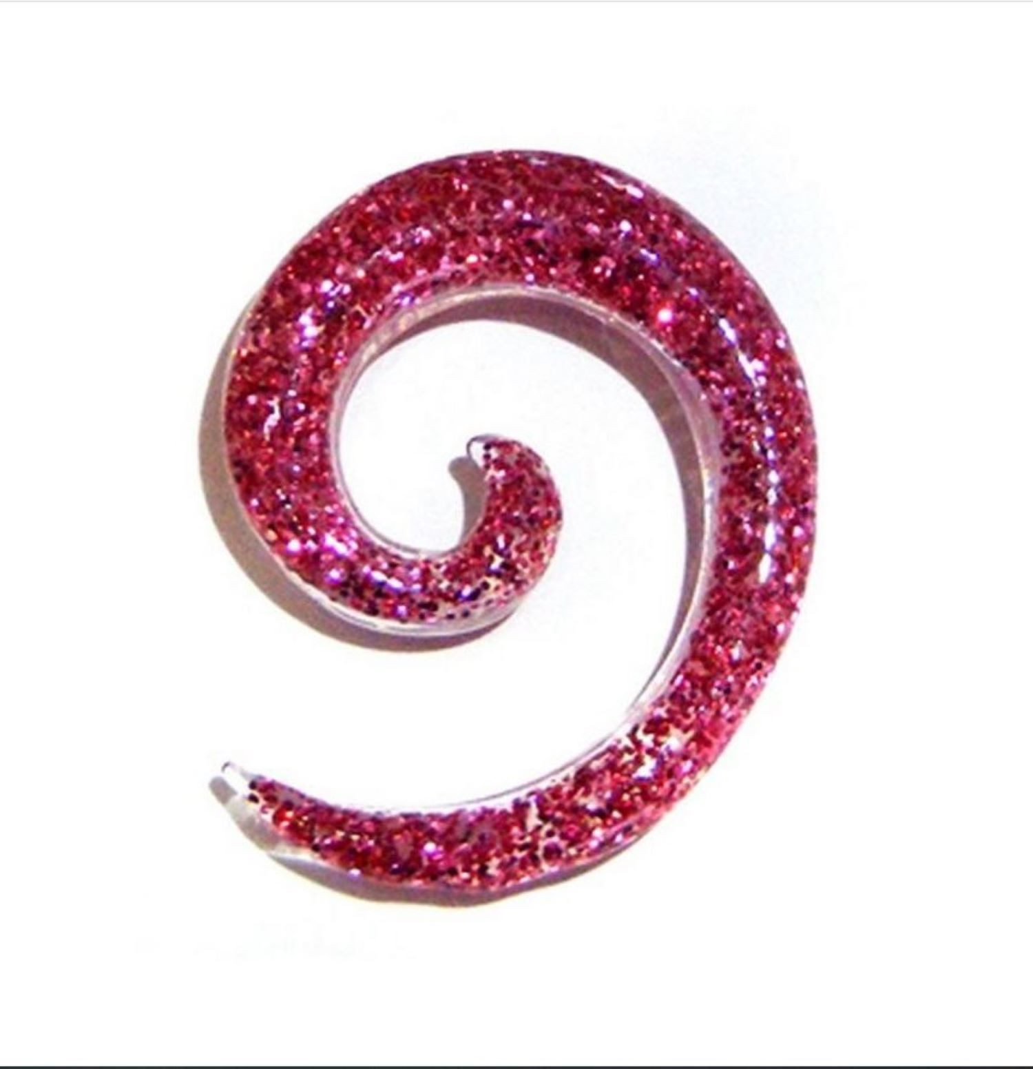 Kingka Dehnschnecke in Spiralform Piercing Ohrschmuck, Dehnsschnecke für Ohrläppchen, Dehnungsspirale Expander, Piercing