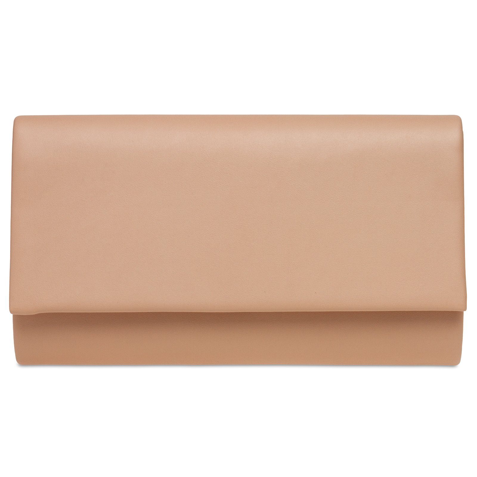 Caspar Clutch TA412 große Damen Metallic Clutch Abendtasche