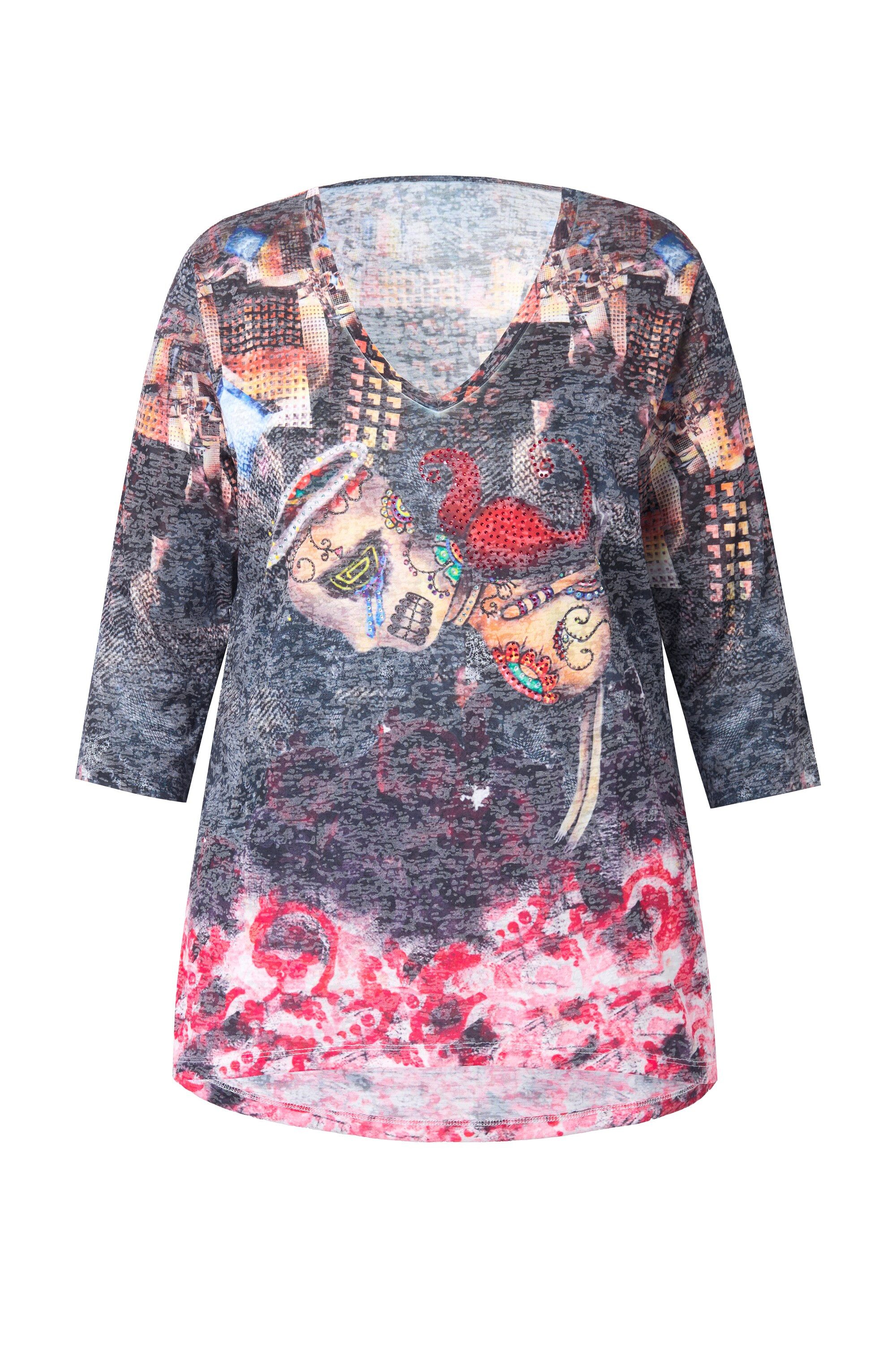 Angel of Style T-Shirt T-Shirt A-Linie Patch-Muster günstig online kaufen