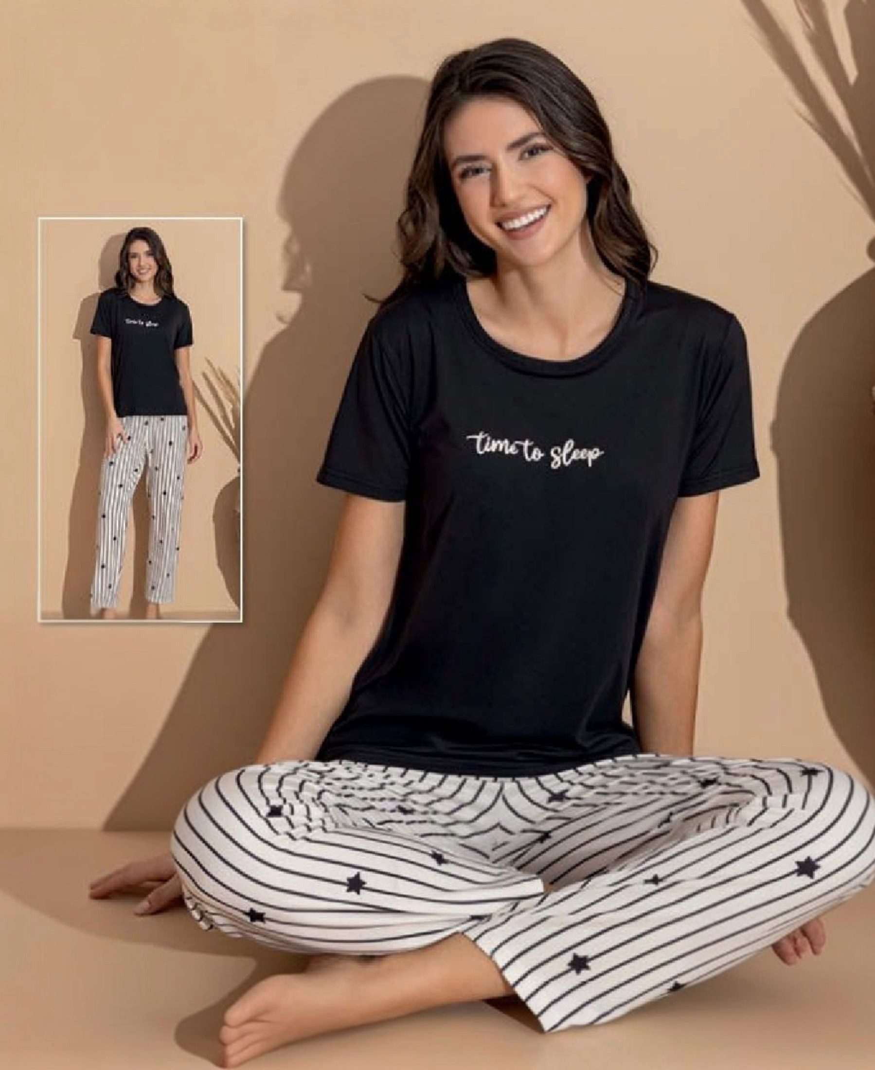 fashionshowcase Pyjama Damen Hausanzug - Schlafanzug günstig online kaufen