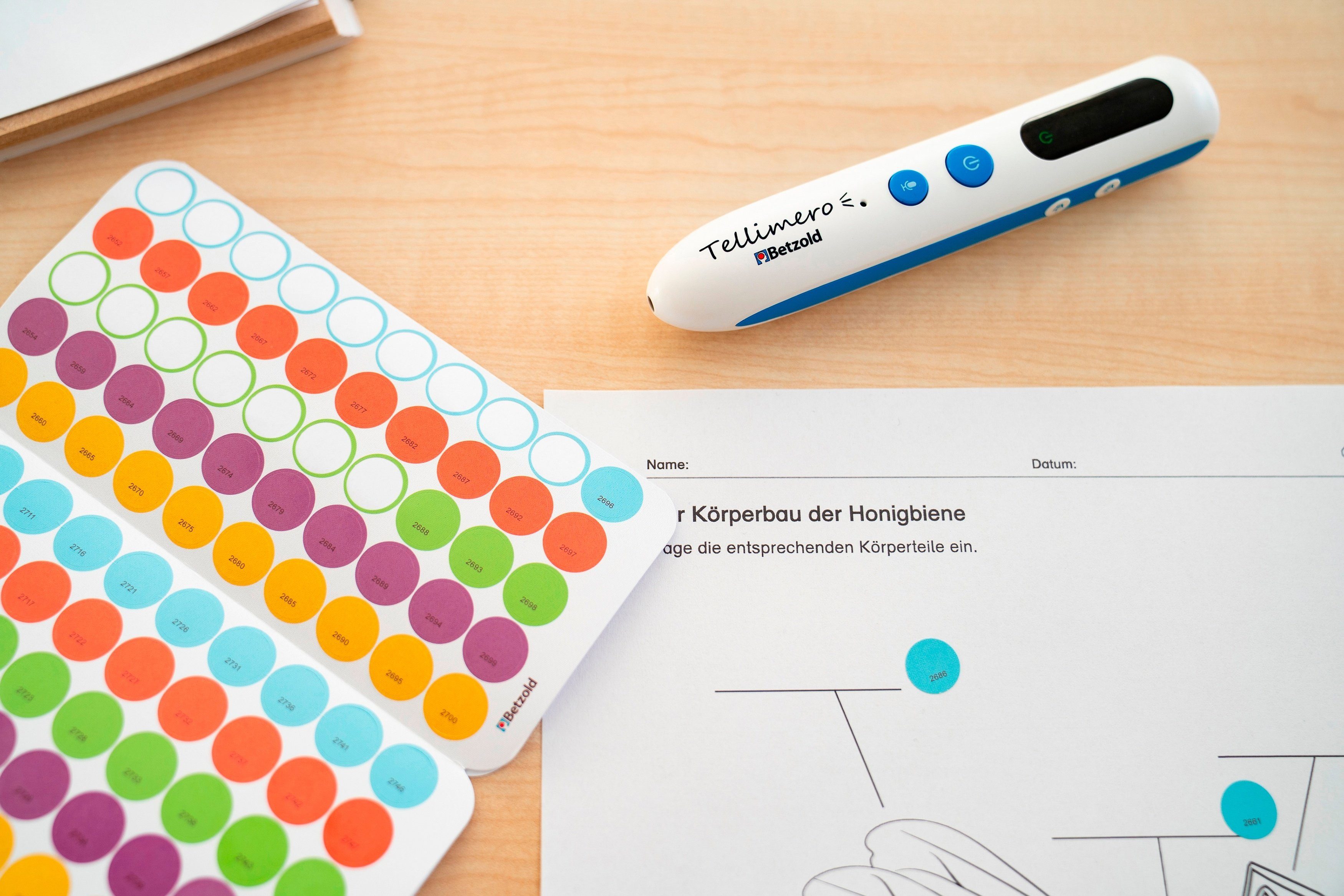 Tellimero Lernspielzeug EDU Stickerbogen 200 Sticker