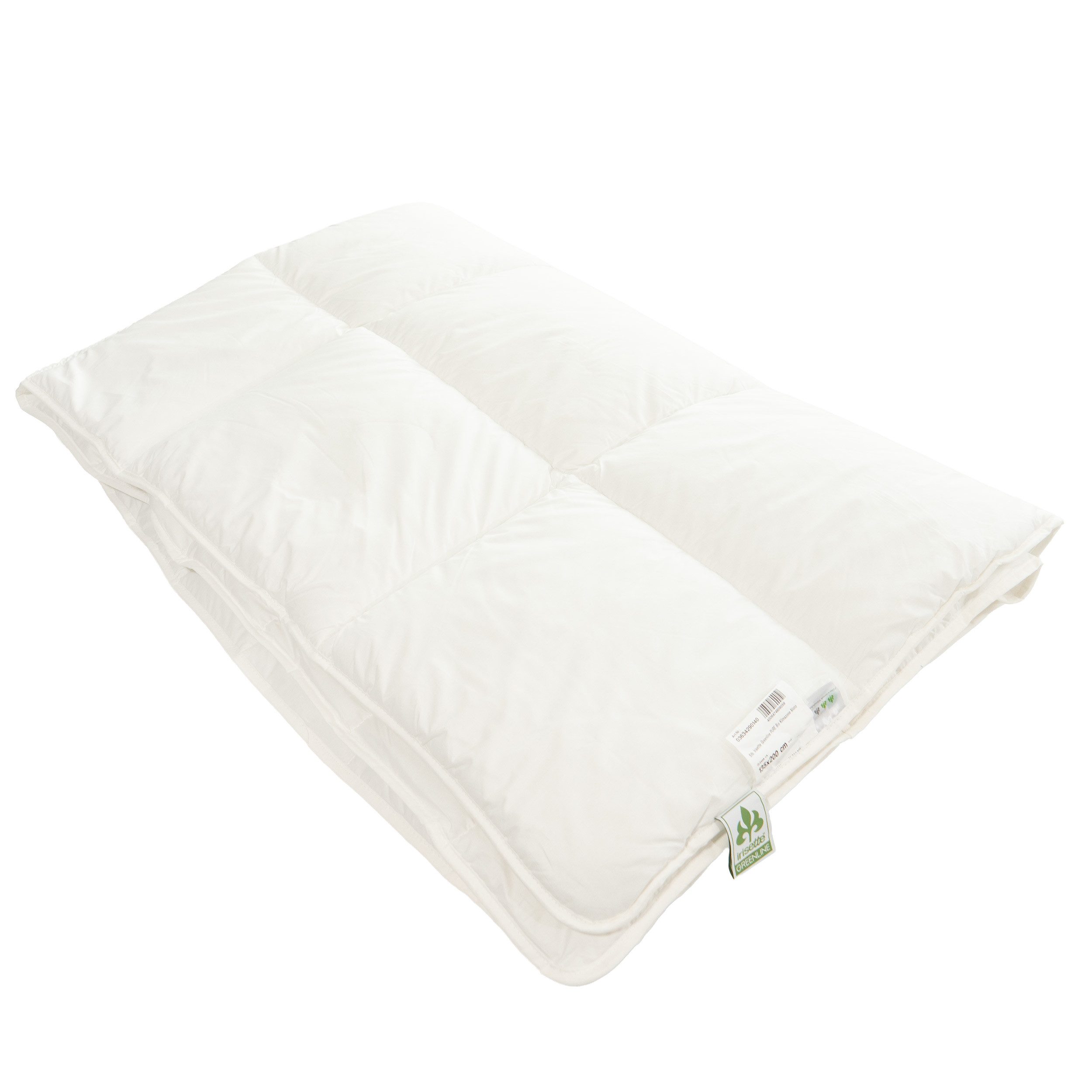 Irisette Microfaserbettdecke Greenline, Füllung: 100% Polyester-Hohlfaser, Bezug: 100% Baumwolle, extra warme Fußzone