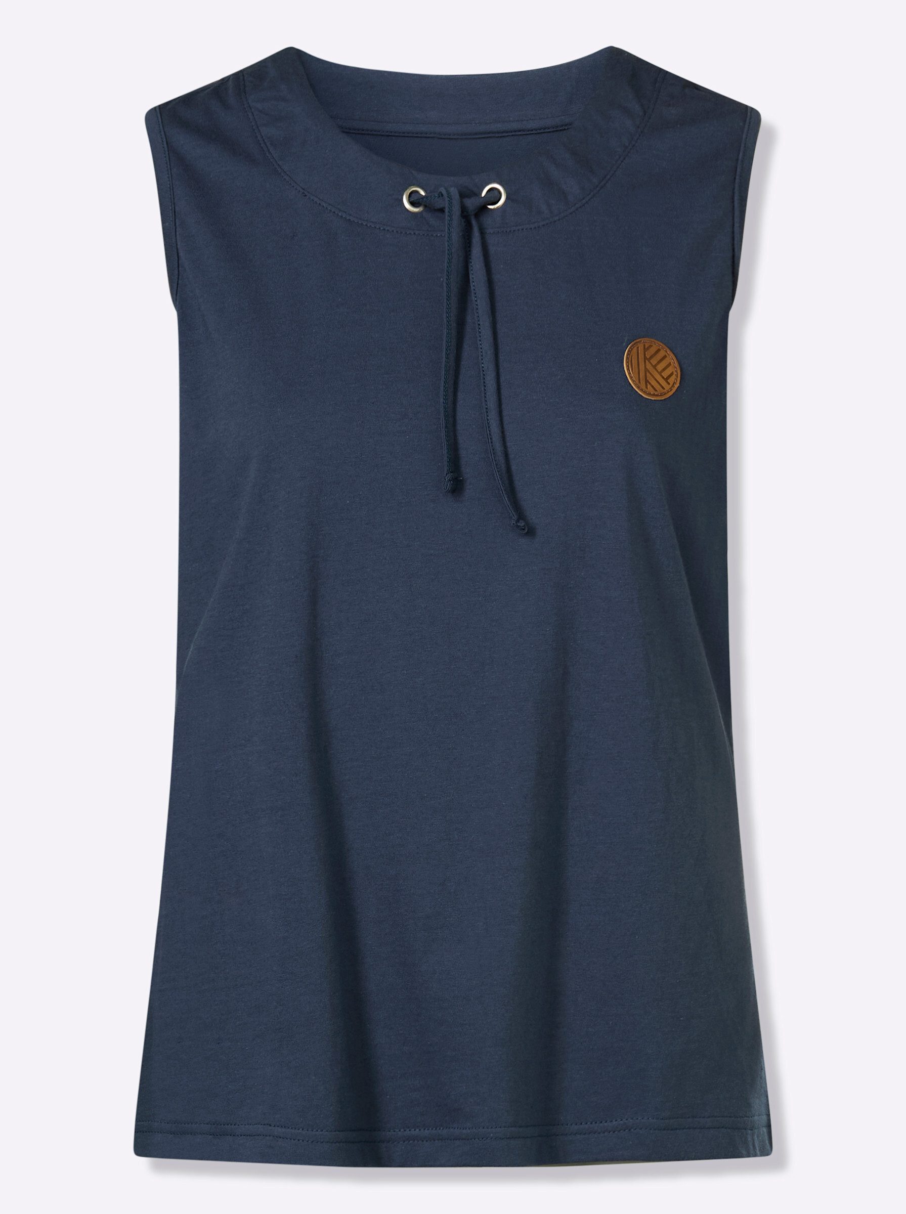 Sieh an! Shirttop Shirttop Ärmellos