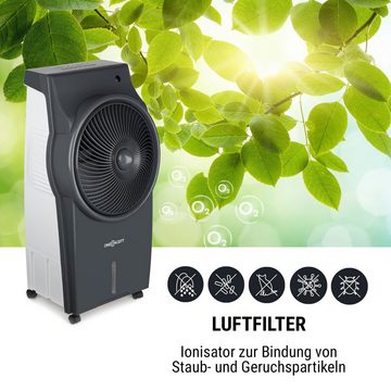 ONECONCEPT Ventilatorkombigerät Kingcool 4-in-1 Luftkühler, mit Wasserkühlung & Eis mobil Klimagerät ohne Abluftschlauch