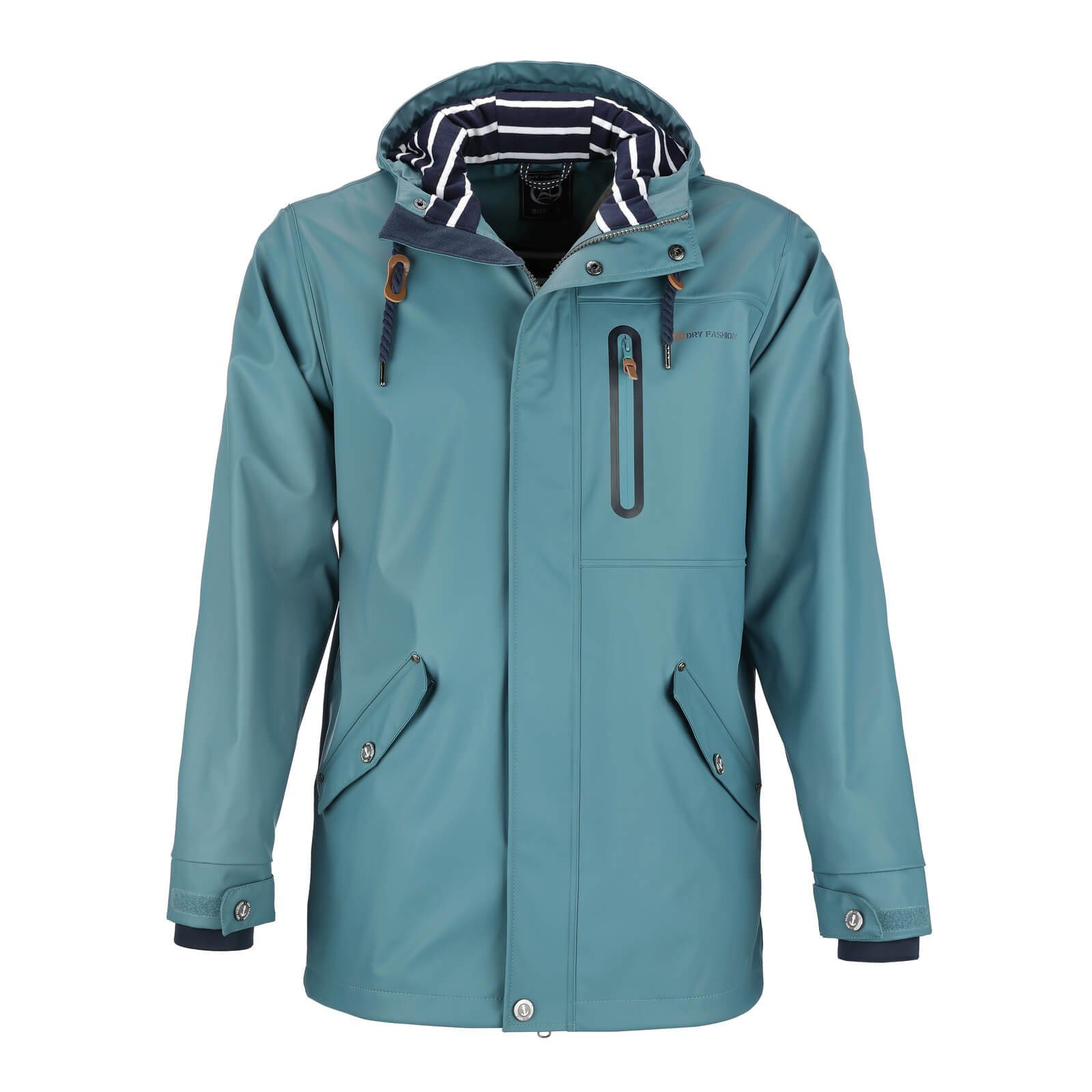 Dry Fashion Regenjacke Lübeck Herren Parka Lübeck mit verstellbarer Kapuze - wasserdicht & winddicht