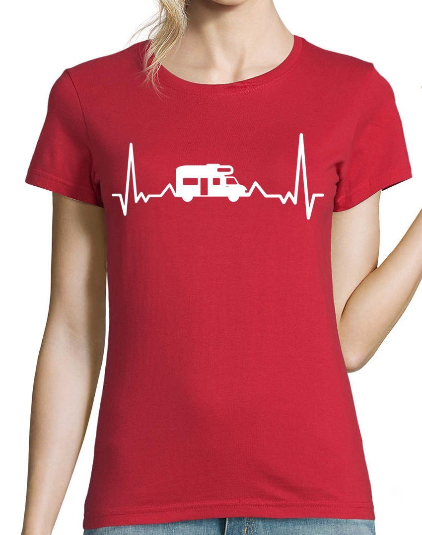Youth Designz T-Shirt Camping Herzschlag Damen günstig online kaufen