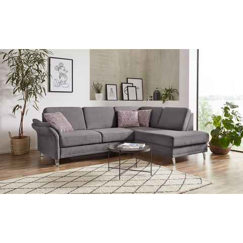 sit&more Ecksofa Clio L-Form, wahlweise mit Bettfunktion und Bettkasten, inklusive Federkern