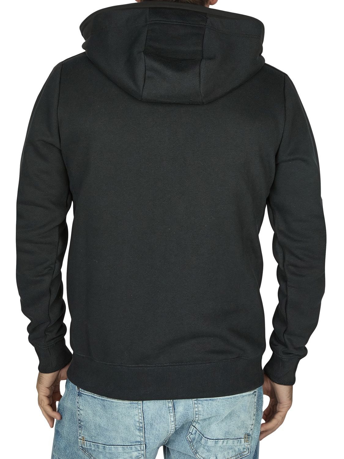 DENIMFY Kapuzensweatjacke Herren Sweatjacke DFLeo Regular Fit Hoodie mit Kängurutasche – Bild 2 von 4