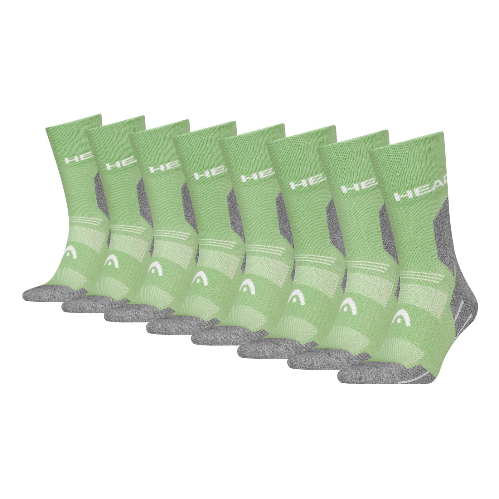 Head Wandersocken Hiking All Climates Crew Socks (4-Paar) mit gepolsterter Sohle