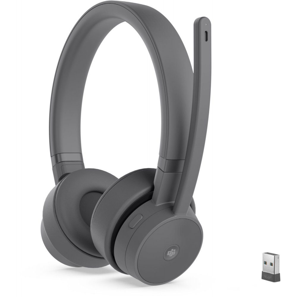 Wireless - sturmgrau Headset - On-Ear-Kopfhörer Go Lenovo