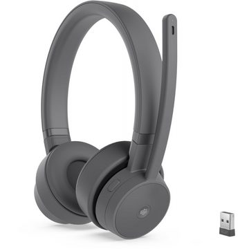 Lenovo Go Wireless - Headset - sturmgrau On-Ear-Kopfhörer